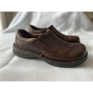 Born Blast II Brown Leather Slip On Loafers Men's 8.5 Comfort Casual M6663